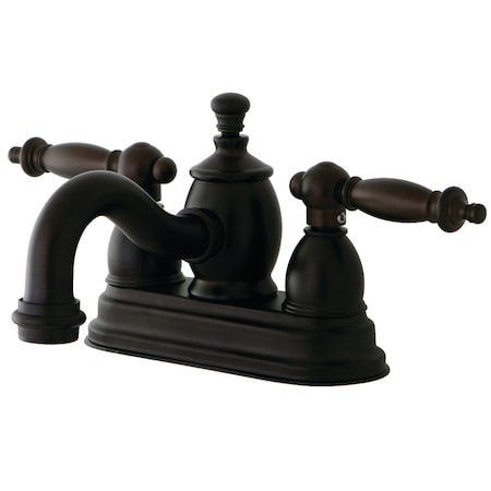 Kingston Brass KS7105TL 4" Centerset Bathroom Faucet, Oil Rubbed Bronze KS7105TL